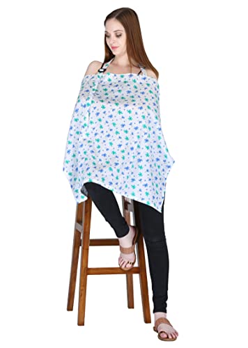 Image of Switchon Feeding Apron Cover Maternity Cover 100% Cotton Maternity Breastfeeding Multipurpose for Mothers