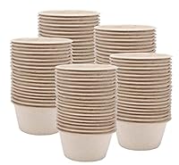 [100PCE] Party Central Enviro Disposable Bowls Mini Size Eco-Friendly Recyclable Durable - 55ml