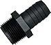Green Leaf A1010P Leaf Straight Adapter, 1 X 1 in, Mpt X Hose Barb, Polyurethane, 1" 1"