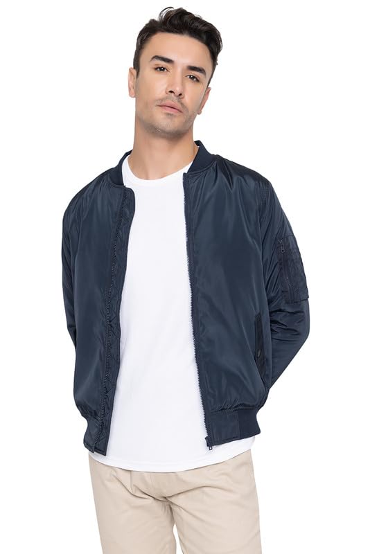 Image of Men's Quilted Winter Jacket /Full Sleeves /Puffer and Bomber