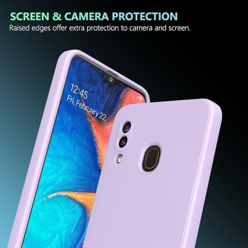 Image of for Samsung Galaxy A20 Case Purple, A30 Case Scratch Resistant with Soft Touch, Slim Thin Phone Cover for Samsung Galaxy A20 A30