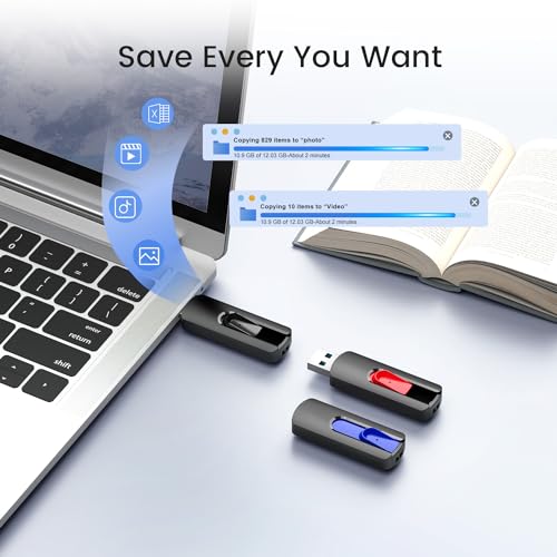 USB Stick 64GB 3.0 3 Stück Vansuny USB Sticks 3.0 64GB 3er Pack Speicherstick 64 GB Datenspeicher-Backup für PC/Mac/Desktop/Laptop/Spielekonsolen(64GB,5er Pack)