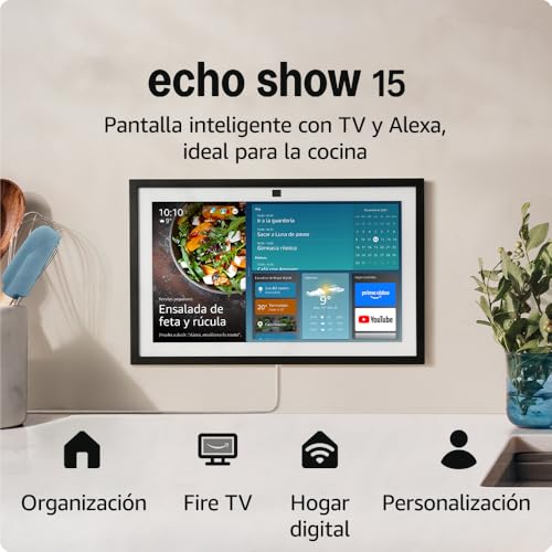 Amazon Echo Show 15 | Pantalla inteligente Full HD de 15,6", con ...