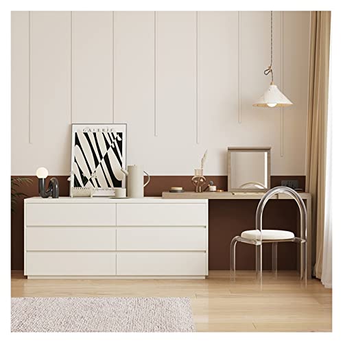 Bedroom Dressing Table Storage Cabinet Combination One Makeup Table Makeup Mirror Makeup Chair Set Removable Telescopic Mobile Cabinet (Color : Back Chair, Size : 160Cm) #TOP4