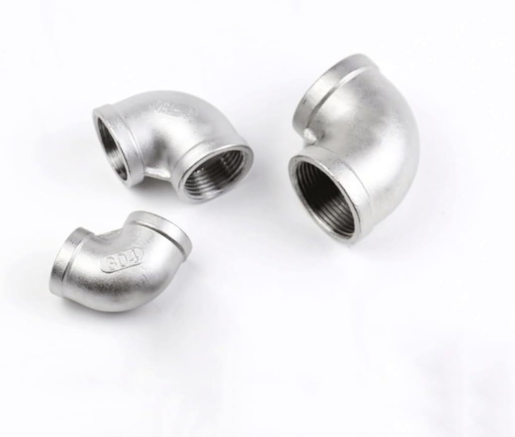 Hose Elbow Pipe Connector, Adapter Fittings, 1pc Stainless Steel 304 Fitting 90 Degree F/F - Durable And Easy To Install(2 Inch)