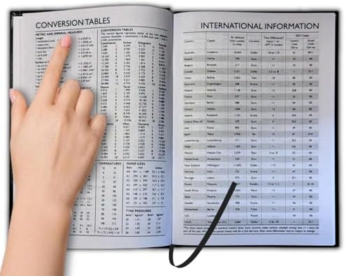 2021 Diary A4 | A5 | A6 Diary Week to View | Page A Day | Desk Diary | Hard Backed for Home and Office Use (Black, A5 Day A Page) - View 7