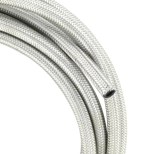 cyclingcolors tubo rinforzato acciaio inossidabile benzina 8mm x 13.5mm Gomma flessibile carburante auto moto ciclomotore tagliaerba tosaerba (lunghezza 1m)