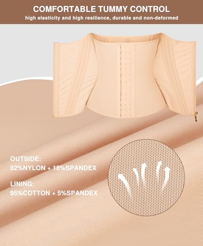 Image of Lover-Beauty Waist Trainer for Women Corset Shapewear Tummy Control Workout Waist Cincher Body Shaper Girdle