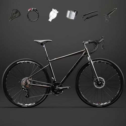 CUIOT ���[�h�o�C�N �O���x�����[�h�o�C�N 700c 700*28C 24�i�ϑ� ���]�� �h���b�v�n���h�� �y�� ���Y�f�|�t���[�� �O��f�B�X�N�u���[�L ���S�Ҍ��� ���勉 �ʋ� �ʊw �X��� �j �� ���K���� �V�e�B�T�C�N�� �r�A���L,�O���[,S