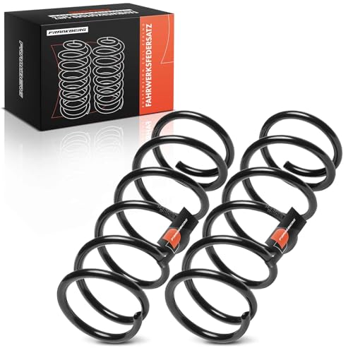 Frankberg 2x Muelles de Suspensión Eje trasero izquierdo derecho Compatible con Jimny Geländewagen Geschlossen SN 1.3 16V 1.5 DDiS 4x4 1998-2025 Replace# RC5905 RC5906