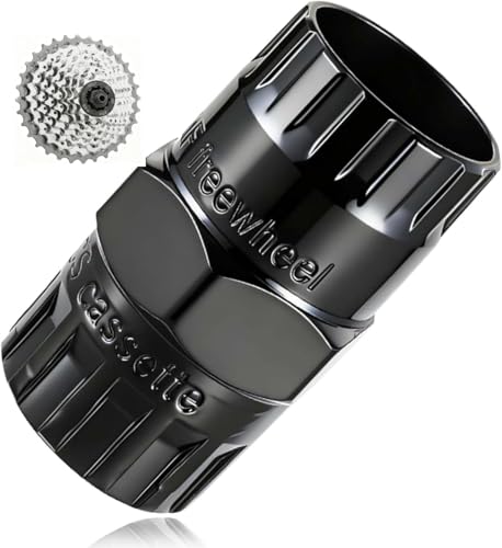 CDDCWZ Demonte Cassette pour 2 en 1 vélo Cassette Outil, Outil de démontage de Cassette de vélo, Outils de Roue Libre à 12 Dents, Outil de Cassette de vélo Compatible avec Shimano