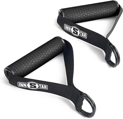 Poignées de musculation INNSTAR solides en ABS rigide avec grip premium
