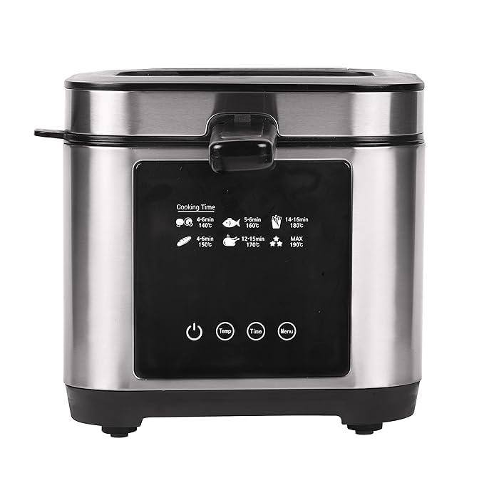 Crispy 250 Electric Deep Fryer 2.5L Cool Touch Sides Easy to Clean Nonstick Basket