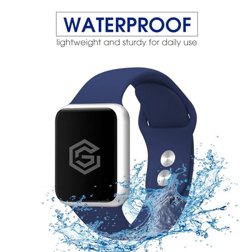 Image of GRIPP Soft Silicone Watch Strap for 40mm /41mm /42mm, Watch Series 11 /10 /9 /8 /7 /6 /5 /4 /3 /2 /1, SE 3 /2 /1, Slim, Lightweight, Adjustable (Watch Not Included)
