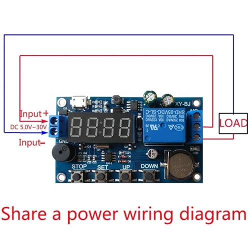 Relais de retard de synchronisation pour éviter les pannes de batterie DC 12V 24V - 5