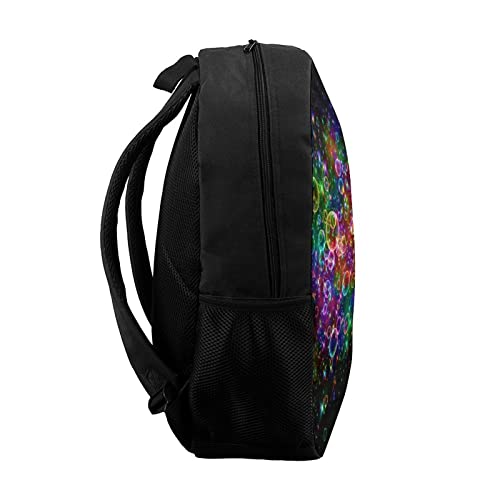 Sac d'école unisexe 17 pouces avec imprimé 3D Bubble original - 3