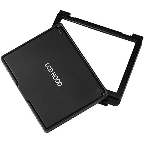 Protector de pantalla para Nikon D7500 y parasol LCD para cámara 3