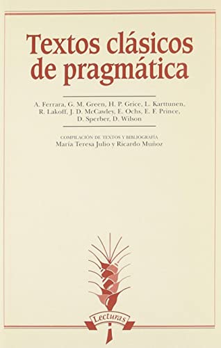 Portada de Textos clásicos de pragmática
