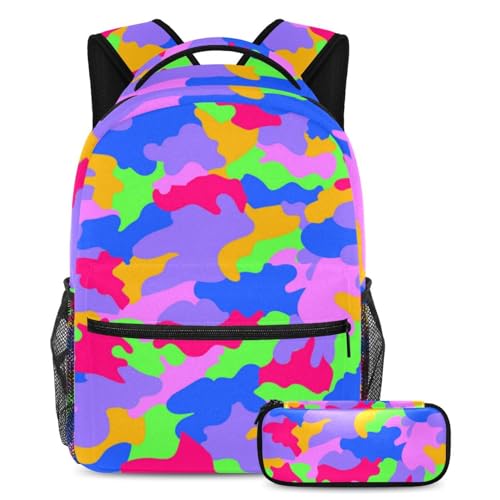 Sac d'école camouflage lot de 2 pour résoudre le manque de place