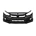 Type R Style Front Bumper Cover Kit w/Grille & Lip For 2016 2017 2018 2019 2020 2021 Honda Civic