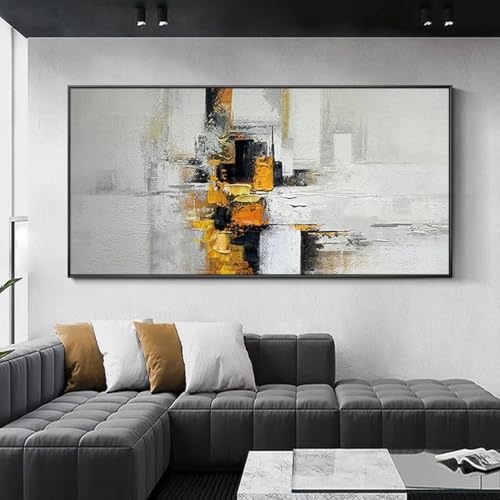 Lienzo abstracto para salón que transforma la decoración de tu hogar