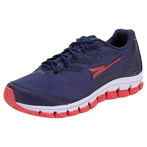 TÊNIS MASCULINO RAYON - R1370 - AZUL/VERMELHO - 39
