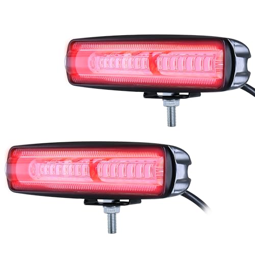 2 PZ Lampada di sicurezza LED 30W per carrello elevatore - Luce di avvertimento - DC 12-80 V