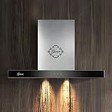 ✅ DESIGNER DUNSTABZUGSHAUBE Das Modell GCH D 462 Prime ist eine schicke Edelstahl Abzugshaube . Die Front besteht aus Schwarzglas