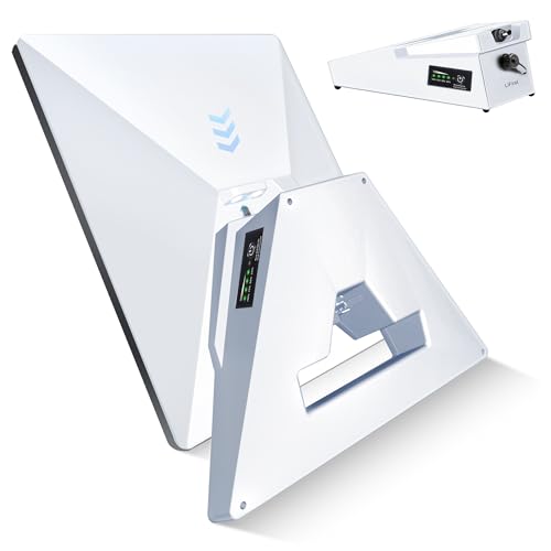 LiFirst® 99Wh Travel Battery for Starlink Mini, Air Travel Safe Lightweight Backup Power Supply with 5-Hour Runtime, Solar-Ready Portable Power Pack (White, 99Wh)