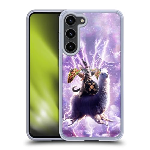 Carcasa antichoque Samsung Galaxy S23+ 5G silicona flexible Lazer Cat Head Case Designs