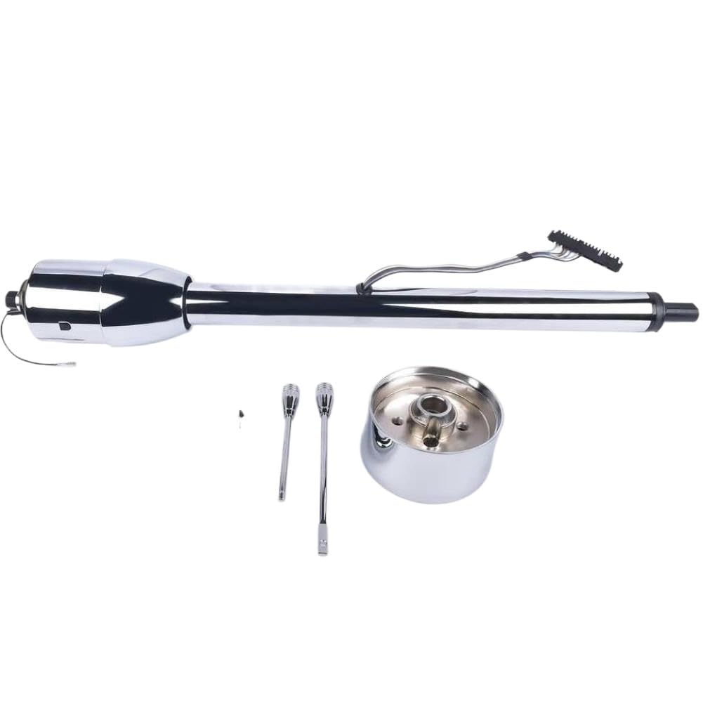 Piantone dello sterzo manuale con inclinazione dello spostamento del pavimento con adattatore per ruota senza chiave da 32 pollici compatibile con AP03