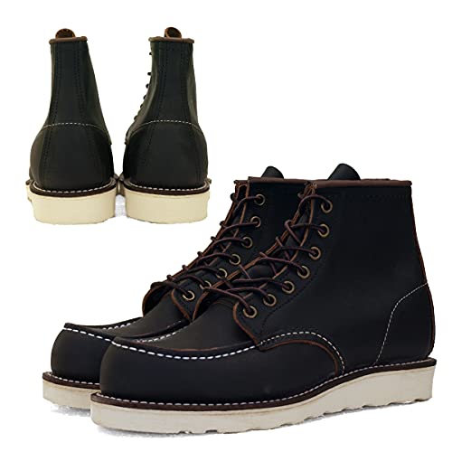 Red Wing Heritage 6" Moc Toe Black Prairie 7.5 D (M)4