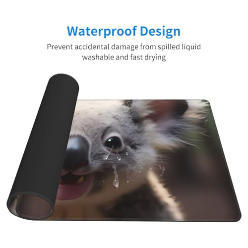 Tapis de souris extra large antidérapant pour éviter les glissements de bureau