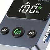 Bezprzewodowy nadajnik audio – adapter pomocniczy 3,5 mm, nadajnik bezprzewodowy o wysokiej wierności, odbiornik wideo ze stabilnym połączeniem, akcesoria audio, nadajniki do laptopa, samolotu