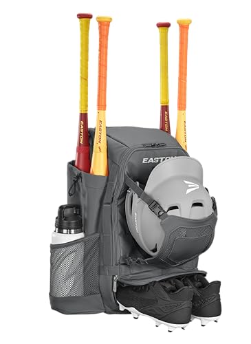 Easton | Walk-Off Ethos Backpack Equipment Bag | Baseball & Softball | Charcoal