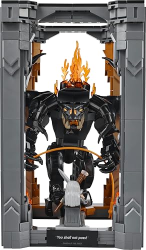 Icons Il Signore degli Anelli: Book Nook del Balrog - Costruzione per Adulti da Esposizione - Modellino con Minifigura di Gandalf il Grigio e Figura di Balrog - Regalo da Collezione - 10367 - Lego - Immagine 10