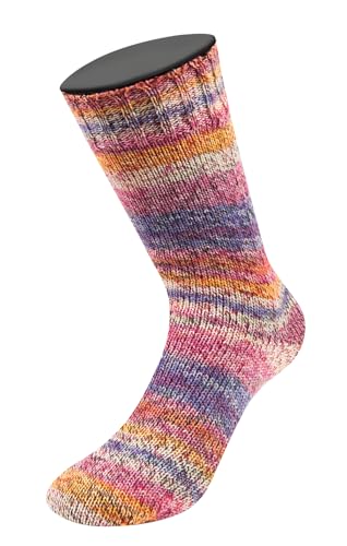 LANA GROSSA Landlust die Sockenwolle | Garn aus Merinowolle in verschiedenen Farben | Handstrickgarn aus 80% Schurwolle (Merino) & 20% Polyamid | 100g Wolle zum Stricken & Häkeln | 420m Garn