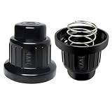 Darlingao 2 Pcs AA Battery Push Button Igniter Cap, Igniter Replacement Caps, Igniter Button Cap with Spring, Ignitor Switch Cap, Replacement for Blackstone Char-Broil Gas Grill, Spark Generator Knob