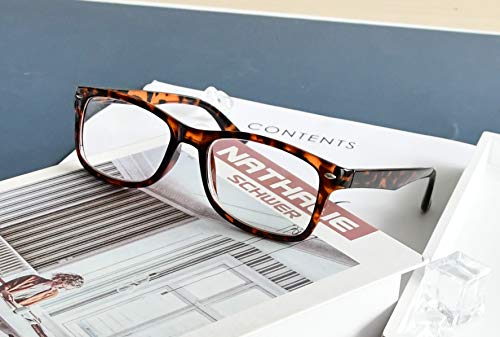 Image of Eyekepper Reading Glasses Men, Readers for Women, 2.75 Stylish Tortoise