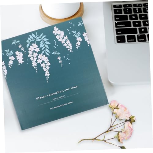 Image of Dried Flower Storage Book Plant Specimen Holder Album for Pressed Flowers and Leaves Loose-Leaf Scrapbook Holder for Floral Preservation Crafts Calligraphy 9.25 X 8.93 X 0.78 in