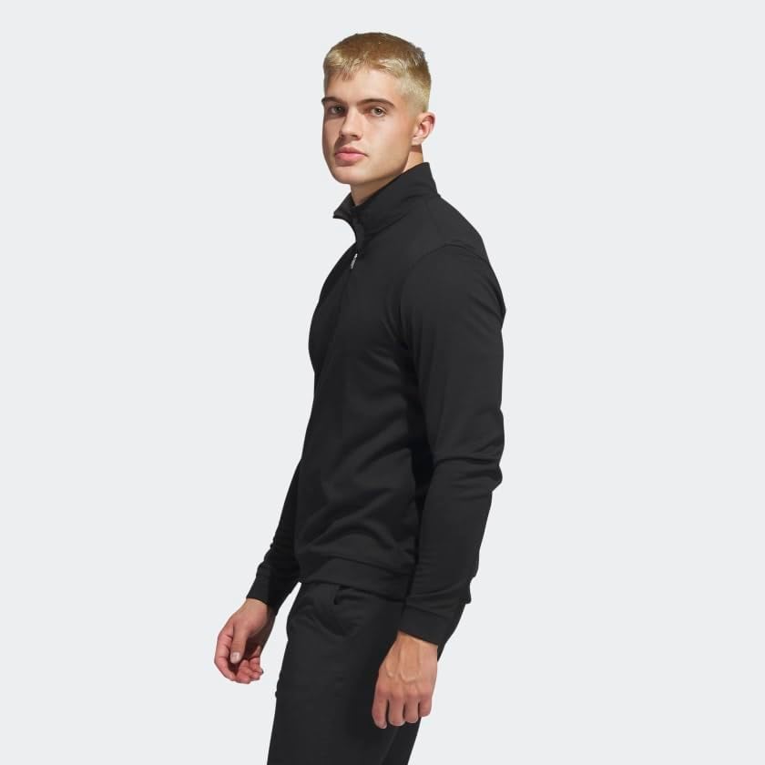 adidas Mens Elevated Quarter-Zip Pullover - Image 4