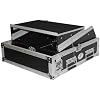 ProX Cases T-2MRLT 2U Rack x 10U Top Mixer DJ Combo Flight Case with Laptop Shelf
