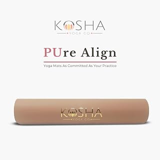 Kosha Yoga Co Pure Align Yoga Mat – 6.5mm (Mocha) Price In India