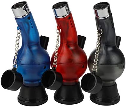 3 Pack Mini Table Double 2 Jet Torch Lighter Adjustable Butane Refillable with Stand Frosty Color 4.3" Tall