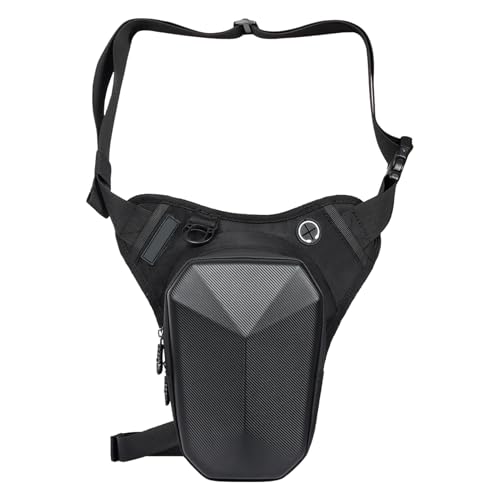 Bolsa de cadera de moto ergonómica con bolsillo para pierna caída de motorista