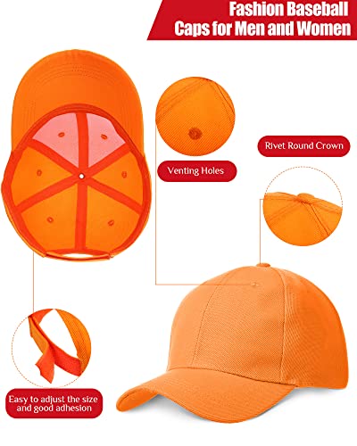 23 Pieces Blank Baseball Caps Bulk Running Retro Adjustable Plain Sports Unisex Trucker Hats For Women Man Multi Colored #TOP2