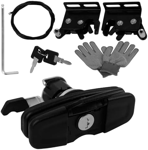 BIBIELF Truck Cap Twist Handle Kit for Leer 100XQ, 100XL, 100XR & TSC 700 Tonneau - Rotary Latches 83514/83515, Replaces 113436 with Wrench & Gloves