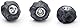 Pontec 87585 PondoStar LED Rocklight Set 3 - schwarzes, attraktives Felsleuchten-Set in zeitloser Schieferoptik / Unterwasserbeleuchtung