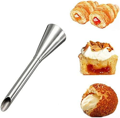 Bakefy� Cream Nozzle 1 Piece Big Cream Icing Piping Nozzle Tip Stainless Steel Pastry Cupcake Cake Decorating Tips Puff Nozzle Tip Pastry Tool