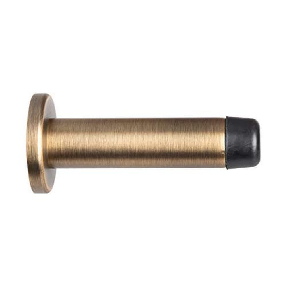 Carlisle Brass Gold Wall Mounted Cylinder Doorstop With Rose
